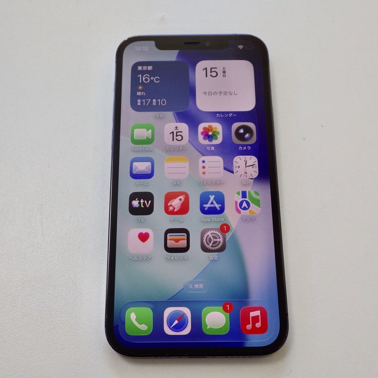 SIMե꡼ iPhone12 Pro 256GB ѥեå֥롼 80%