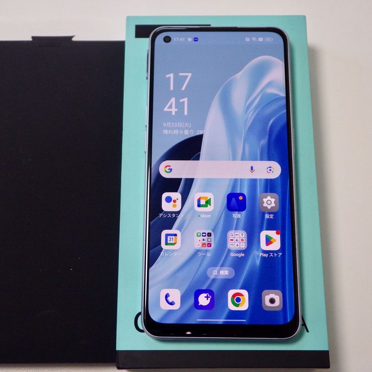 SIMե꡼ UQ OPPO Reno7 A 128GB ֥롼 ̵ OPG04