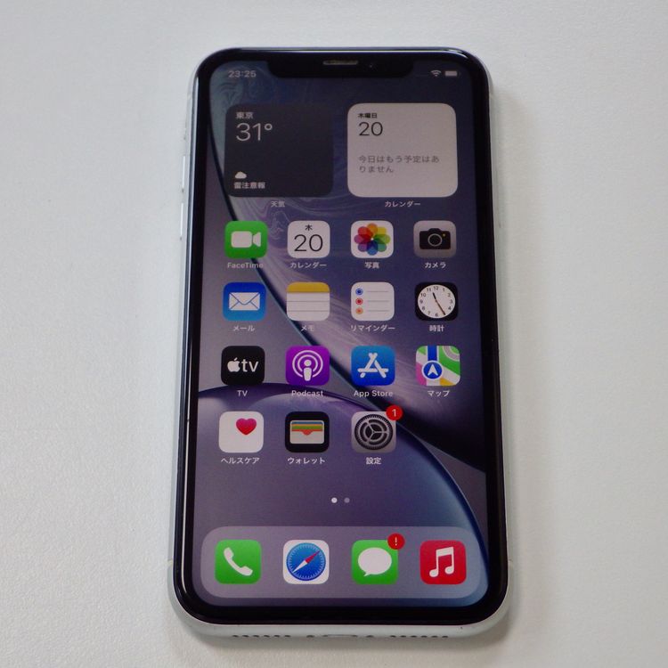 SIM�ե꡼ iPhoneXR 64GB �ۥ磻�� ����85% ����̵��