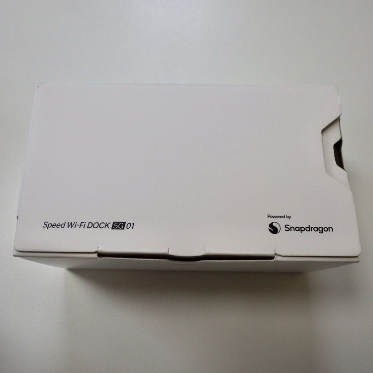 未使用 SIMフリー UQ Speed Wi-Fi DOCK 5G 01 黒 ドック付き 送料無料