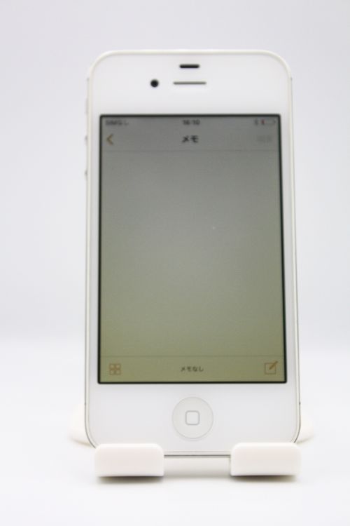 iPhone4s 16GB �ۥ磻�� au B���