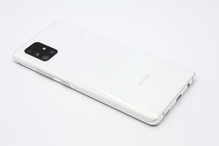 Galaxy A51 5G SCG07 �ۥ磻�� au��SIM�ե꡼ B���