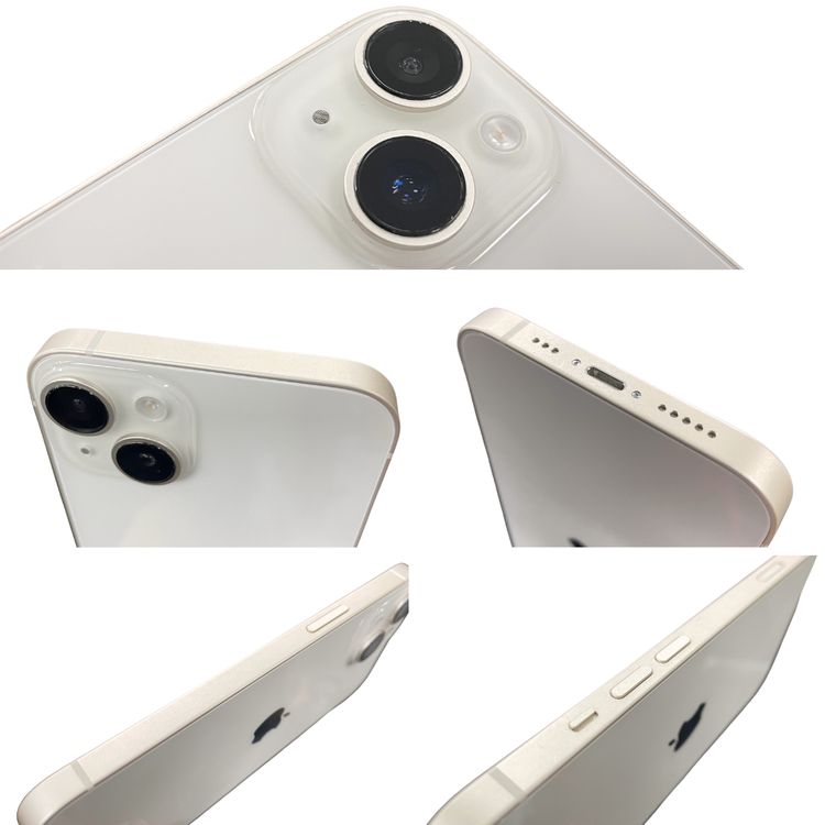 ムスビー｜美品 iPhone14 128GB ホワイト SIMフリー 91％ Aランク i202 