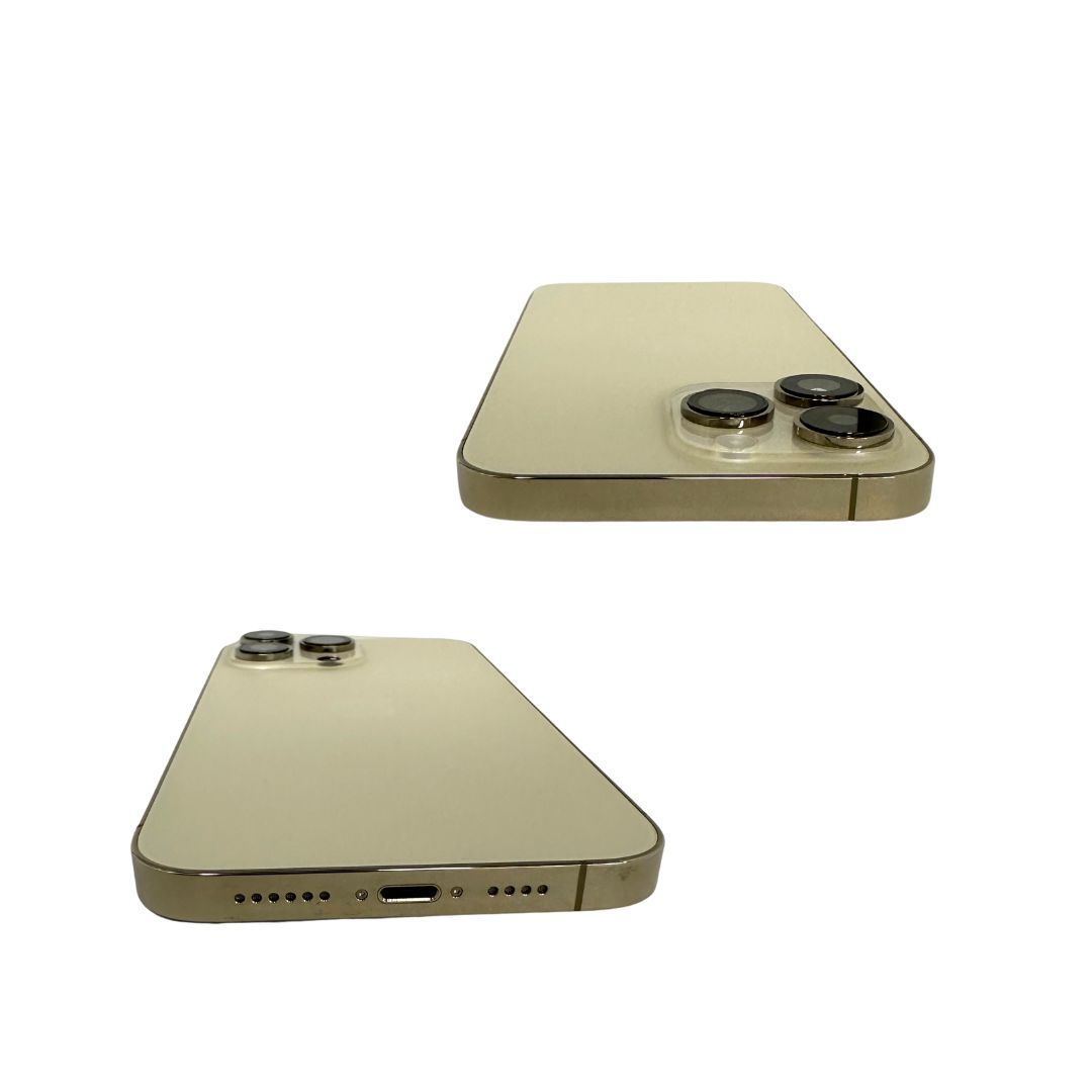 ムスビー｜美品 iPhone14ProMax 256GB ゴールド SIMフリー Aランク h17 