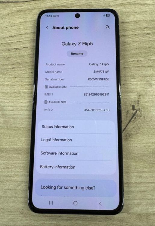 ������ʡ�Samsung Galaxy Z Flip5 SIM�ե꡼��