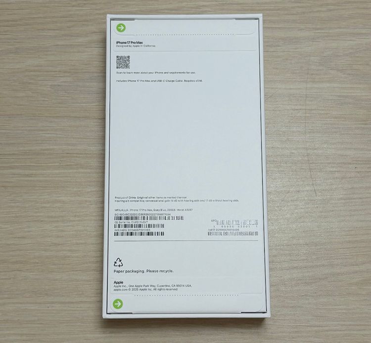 ڿʡ̤ѡiPhone 17 pro max 256 GB