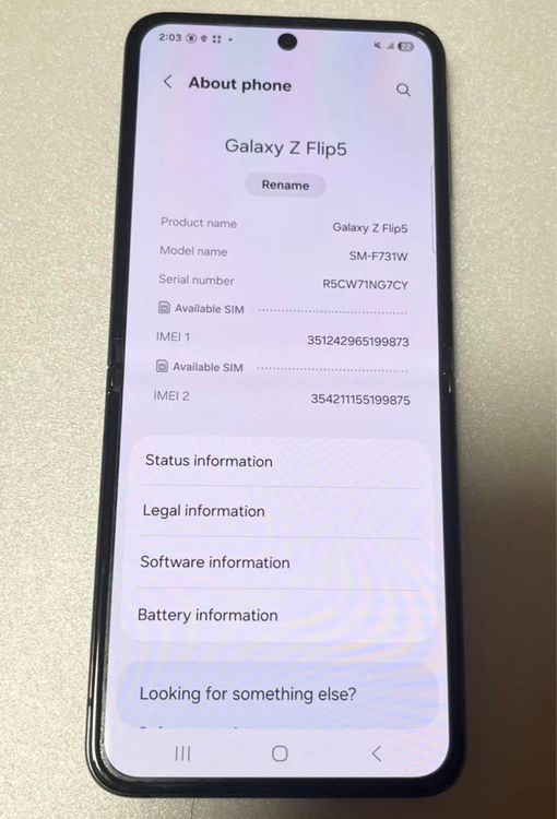Android Galaxy Z Flip 5256gbSIMե꡼