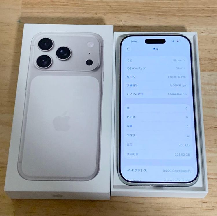̤ʡ[100%] iPhone 17 Pro256gb SIMå