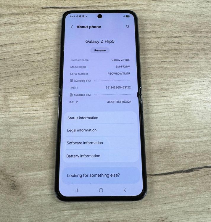 Android Galaxy Flip 5 256gb SIMե꡼