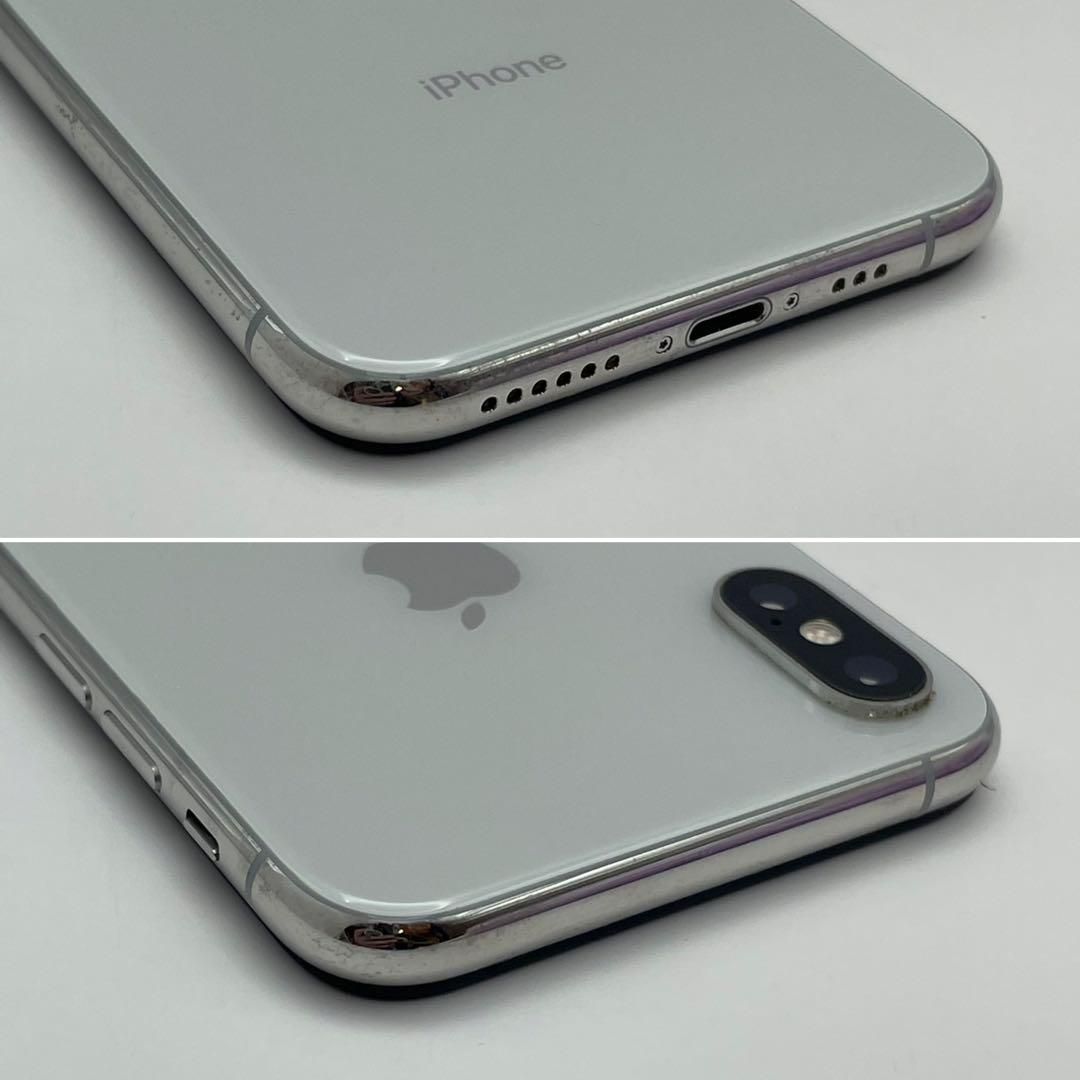 超美品】iPhone X シルバー 256GB SIMフリー - スマートフォン・携帯  