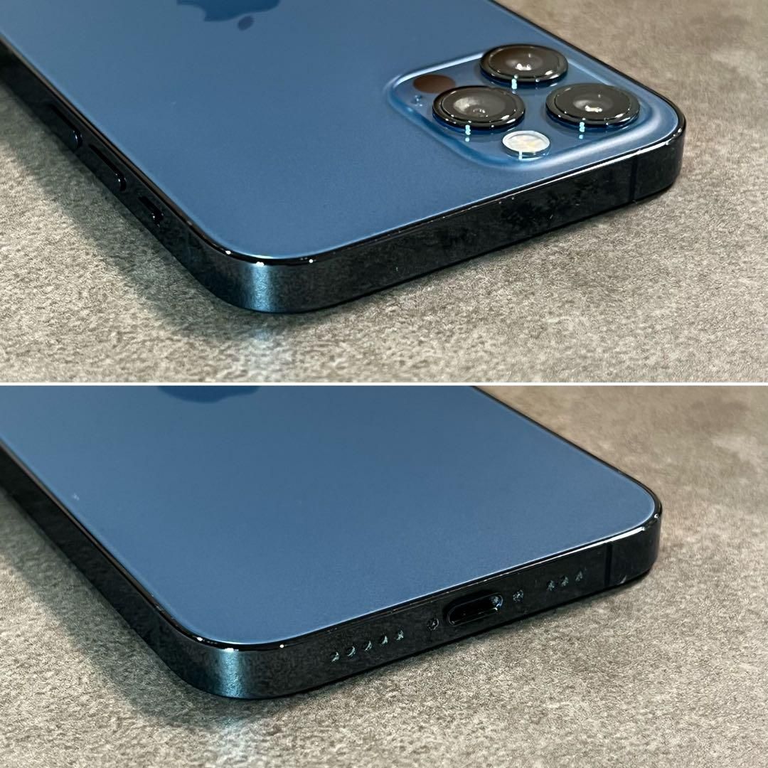 ムスビー｜電池新品 iphone 12pro 128GB パシフィックブルー 本体  