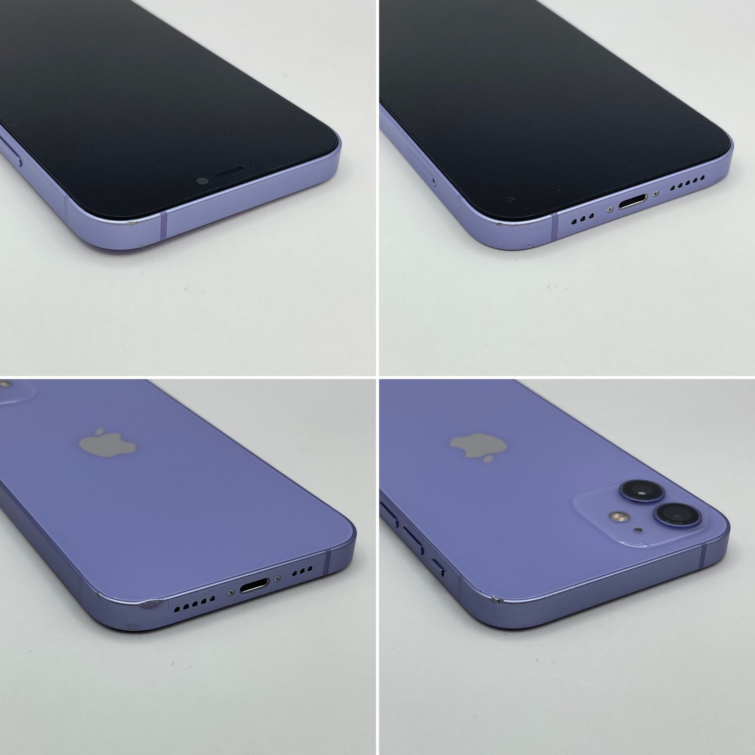 電池新品 iphone 12 128GB パープル 本体 SIMフリー 完動品 ムスビー｜電池新品 iphone12 128GB パープル 本体 SIMフリー 完