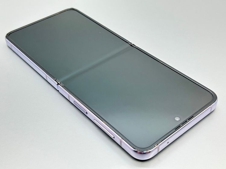 ★美品★SCG17 Galaxy Z Flip4 ボラ パープル D377941-