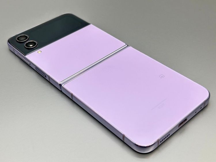 ★美品★SCG17 Galaxy Z Flip4 ボラ パープル D377941-