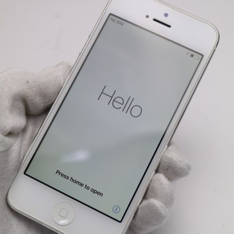 ムスビー｜安心保証付 判定○ 超美品 iPhone5 32GB ホワイト 白ロム 