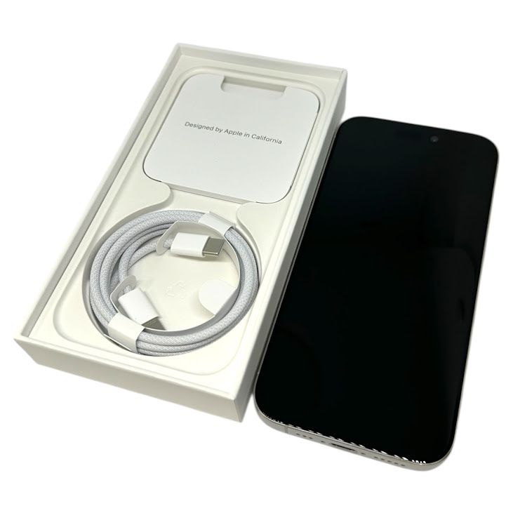 �ڥХåƥ꡼83%��iPhone��15Pro��128GB���ۥ磻�ȥ����˥��ࡡ���եȥХ���