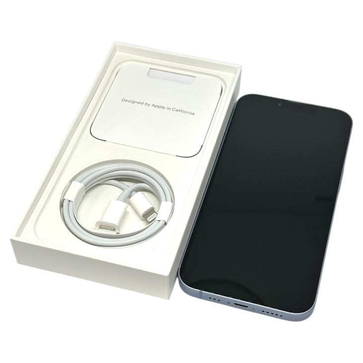 �ڥХåƥ꡼86%��iPhone��14��256GB���֥롼��SIM�ե꡼