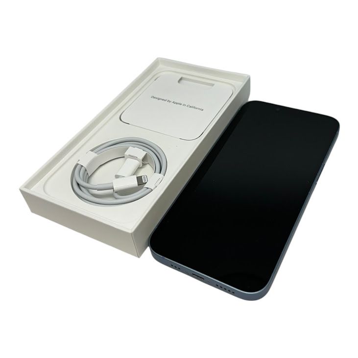 �ڥХåƥ꡼82%��iPhone��14��256GB���֥롼��SIM�ե꡼