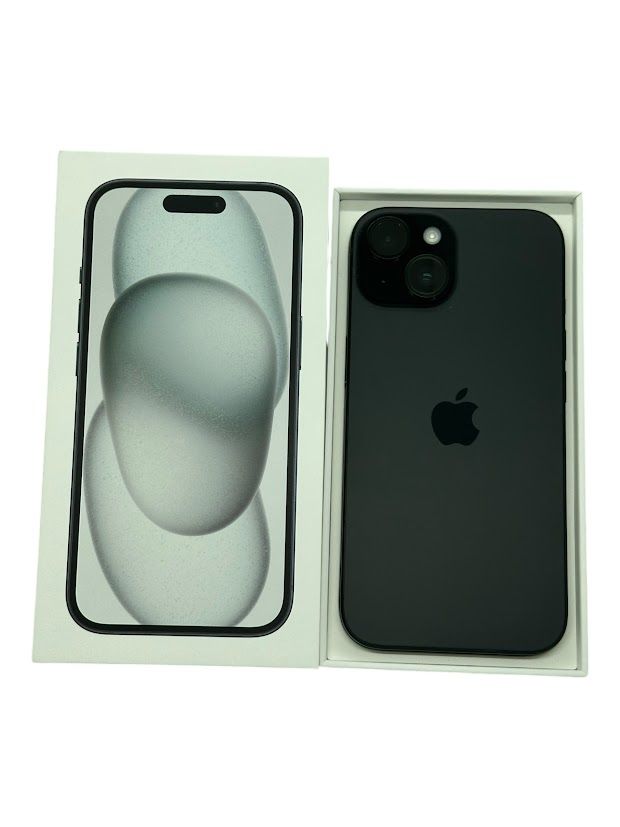 ムスビー｜iPhone15 128GB ブラック SIMフリー ドコモ版 バッテリー100 