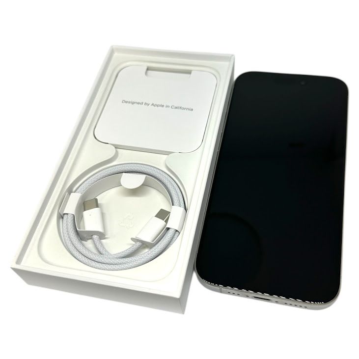 �ڥХåƥ꡼87%��iPhone��15Pro��256GB���ۥ磻�ȥ����˥��ࡡSIM�ե꡼