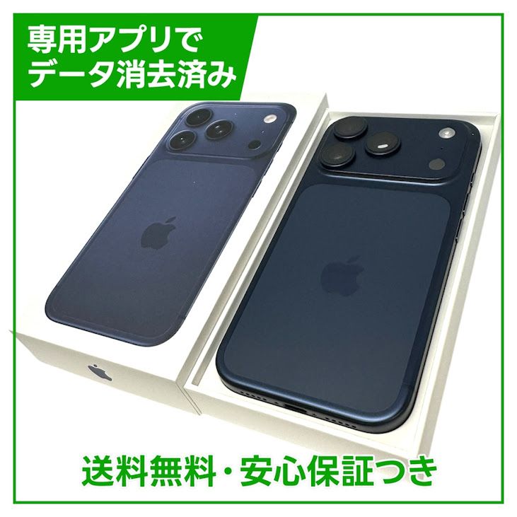 �ڥХåƥ꡼100%��iPhone��17Pro��256GB���ǥ����ץ֥롼��SIM�ե꡼��au��