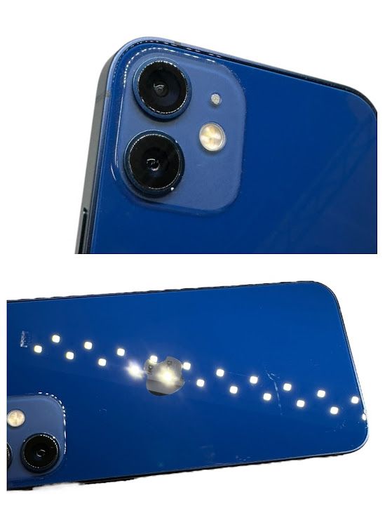 【バッテリー83%】iPhone 12mini 128GB ブルー SIMフリー ドコモ版