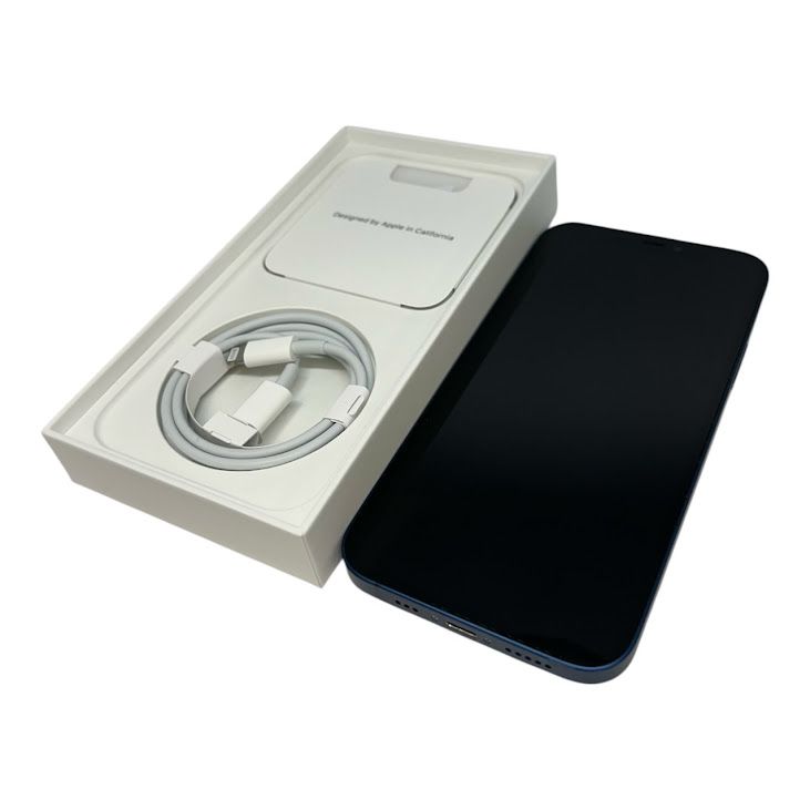 �ڥХåƥ꡼85%��iPhone��12��64GB���֥롼��SIM�ե꡼��au��