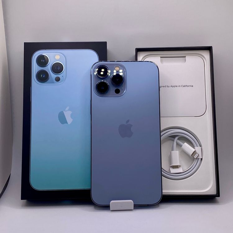 iPhone 13 Pro Max 128GB Хåƥ꡼100 ֥롼ڱ