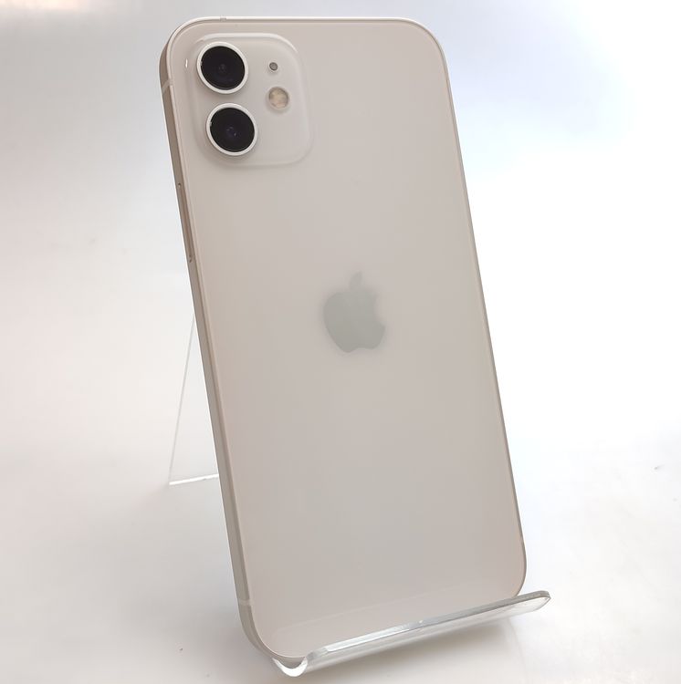 ��������ʡ� iPhone12 64GB �ۥ磻�� SIM���å������ ��Ƚ�� �Хåƥ꡼88%
