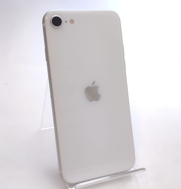 ������ʡ� iPhone SE2 128GB �ۥ磻�� ������SIM�ե꡼ �Хåƥ꡼77%