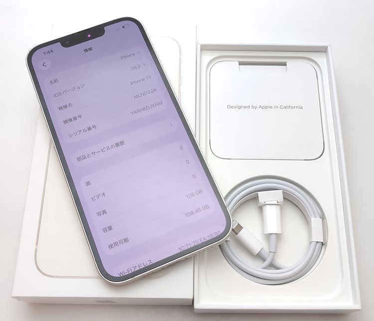 ������ʡ� iPhone13 128GB �������饤�� SIM�ե꡼ ��Ƚ�� �Хåƥ꡼79%