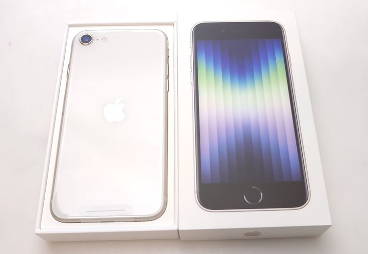 �ڿ���̤���ѡ� iPhone SE3 64GB �������饤�� SIM�ե꡼ ��Ƚ��