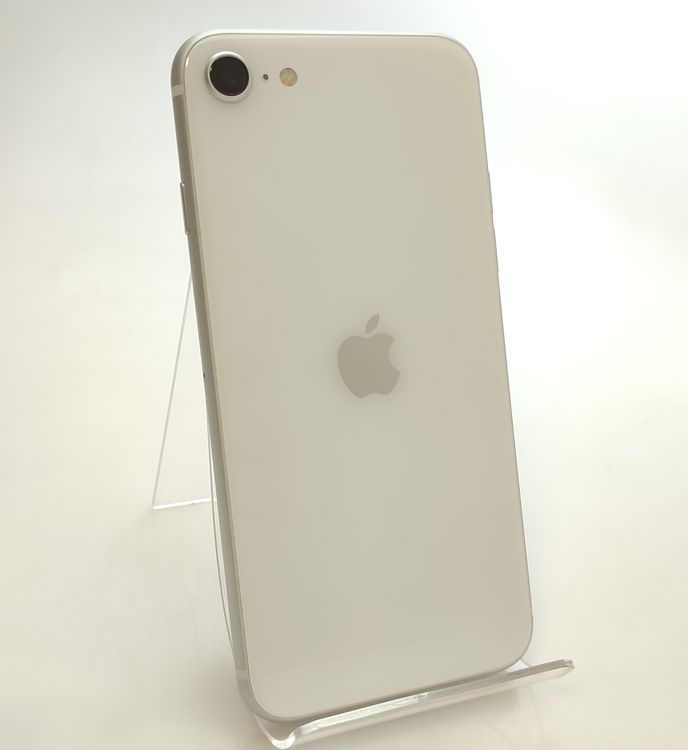 ������ʡ� iPhone SE2 64GB �ۥ磻�� ������SIM�ե꡼ �Хåƥ꡼83%