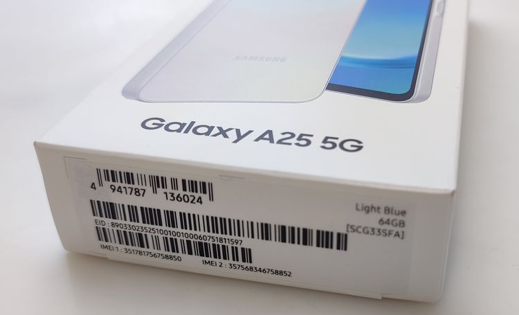 ̤ Galaxy A25 5G 饤ȥ֥롼 SCG33 SIMե꡼ au/UQ Ƚ