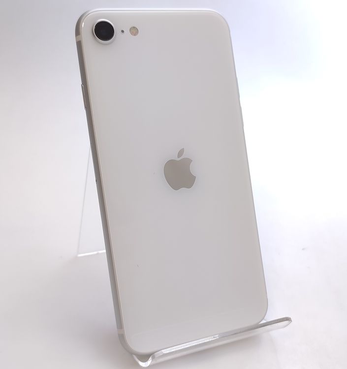 ��������ʡ� iPhone SE2 64GB �ۥ磻�� SIM���å������ ��Ƚ�� �Хåƥ꡼81%