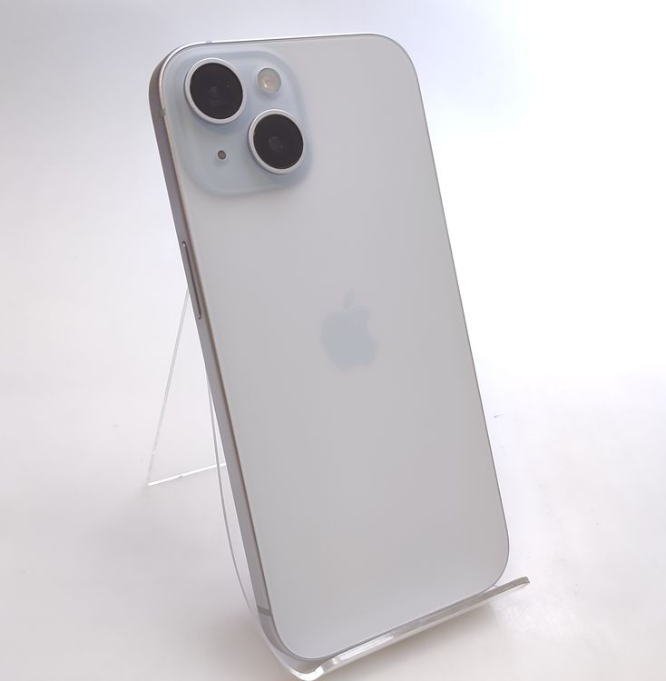 ������ʡ� iPhone15 128GB �֥롼 SIM�ե꡼ ��Ƚ�� �Хåƥ꡼84%