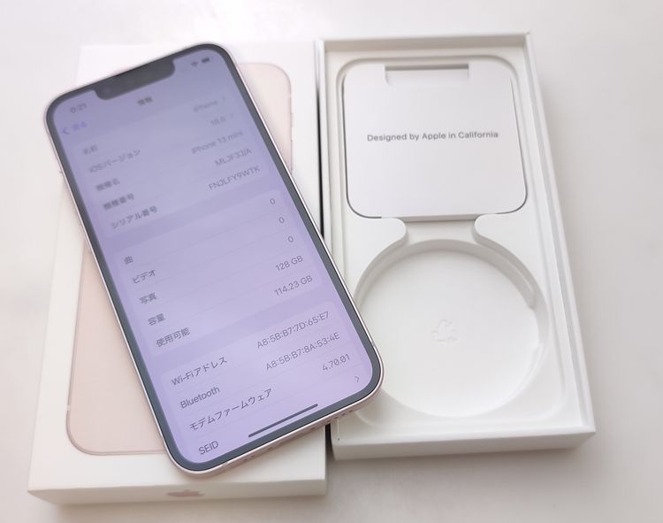 ʡ iPhone13 mini 128GB ԥ SIMե꡼ Хåƥ꡼85%