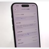 ��������ʡ� iPhone15 128GB �֥�å� ������SIM�ե꡼ �Хåƥ꡼87%