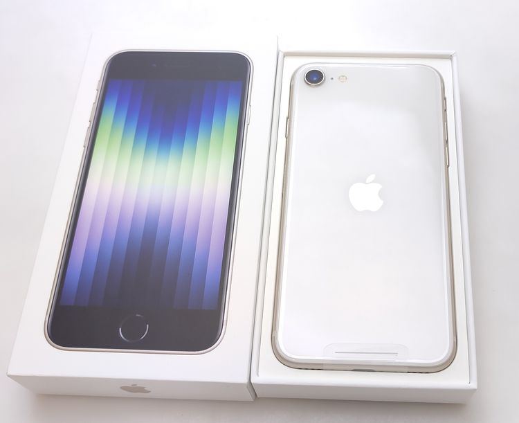 �ڿ���̤���ѡ� iPhone SE3 64GB �������饤�� SIM�ե꡼ ��Ƚ��ĺĤʤ�