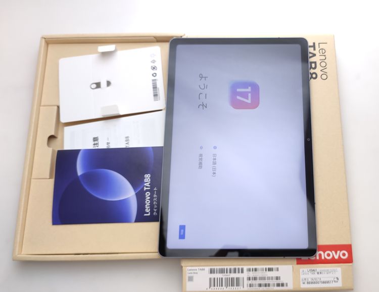 �ڿ���Ʊ�͡� ������ Lenovo Tab8 ���졼 Softbank SIM�ե꡼ ��Ƚ��