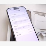 ������ʡ� iPhone15 Pro 128GB �ʥ����� ������SIM�ե꡼ �Хåƥ꡼87%
