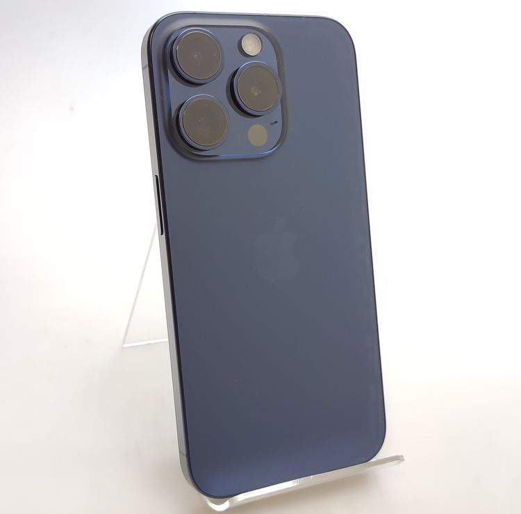 ��������ʡ� iPhone15 Pro 128GB �֥롼 SIM�ե꡼ ��Ƚ�� �Хåƥ꡼86%