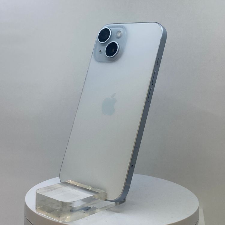 iPhone 15 128GB �֥롼���Хåƥ꡼100%��SIM�ե꡼
