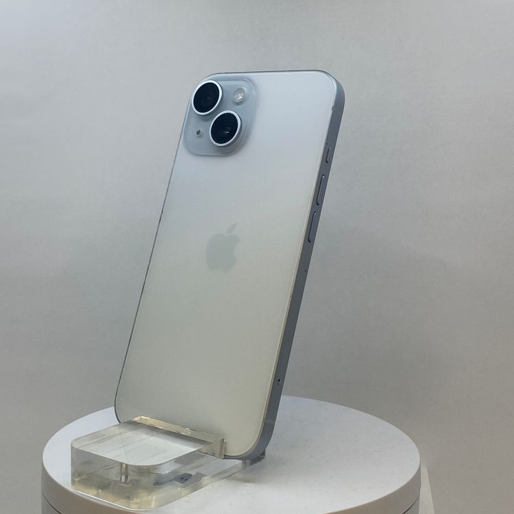 iPhone 15 128GB �֥롼���Хåƥ꡼100%��SIM�ե꡼