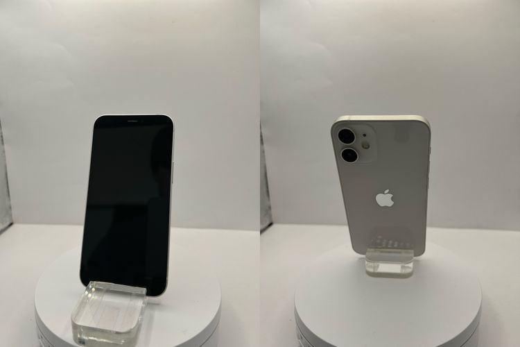 iPhone 12 mini 64GB �ۥ磻�ȡ��Хåƥ꡼100%��AU��SIM�ե꡼