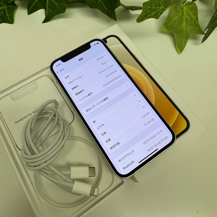 iPhone 12MiNi 128GB �ۥ磻�� ������SIM�ե꡼����̵��