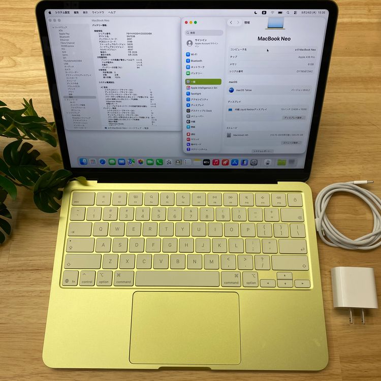 ���ʡ�̤���� MacBook NEO Citrus A18 Pro 8GB/256GB ȯ��̵��