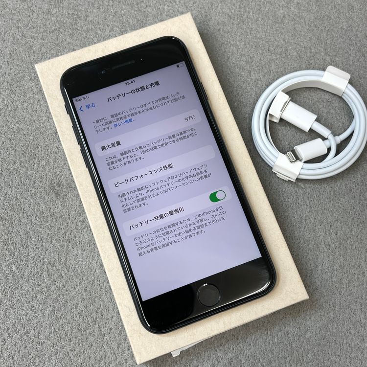�Хåƥ꡼ 97% iPhone SE3 64GB �ߥåɥʥ��� ������ SIM�ե꡼ ����̵��