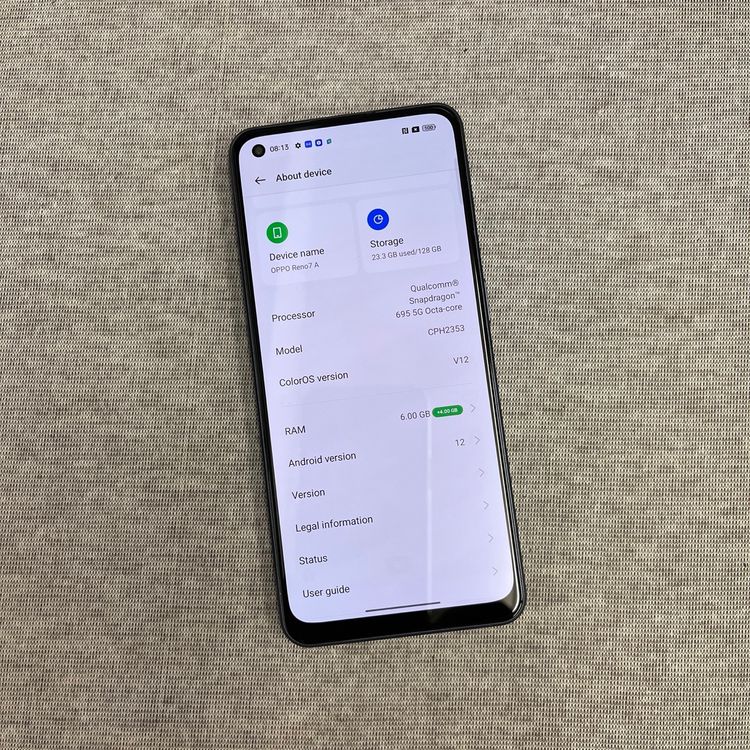 OPPO Reno7 A  ֥롼 ŷХ SIMե꡼