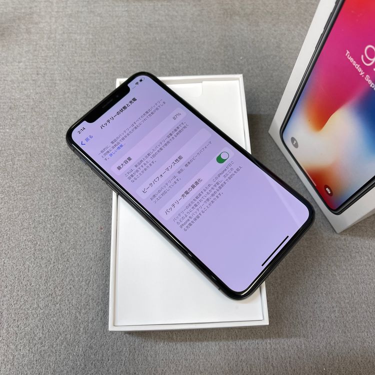 ����Ʊ�� iPhone X 256GB ���ڡ������쥤 ������ SIM�ե꡼����̵��